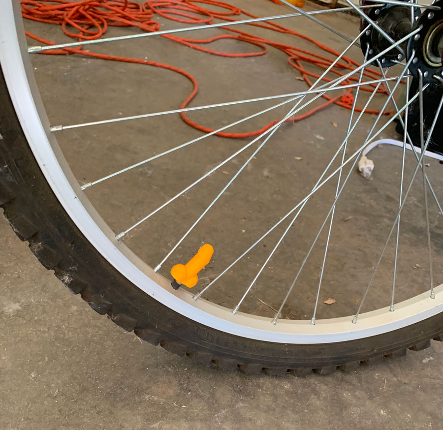 bike tire valve stems