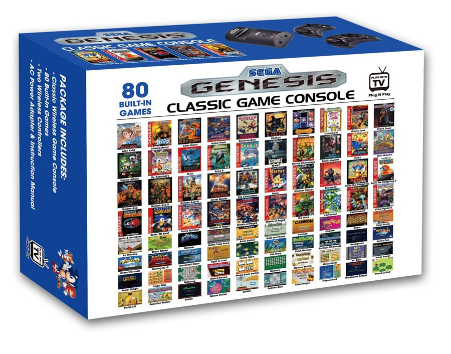 sega genesis classics game console