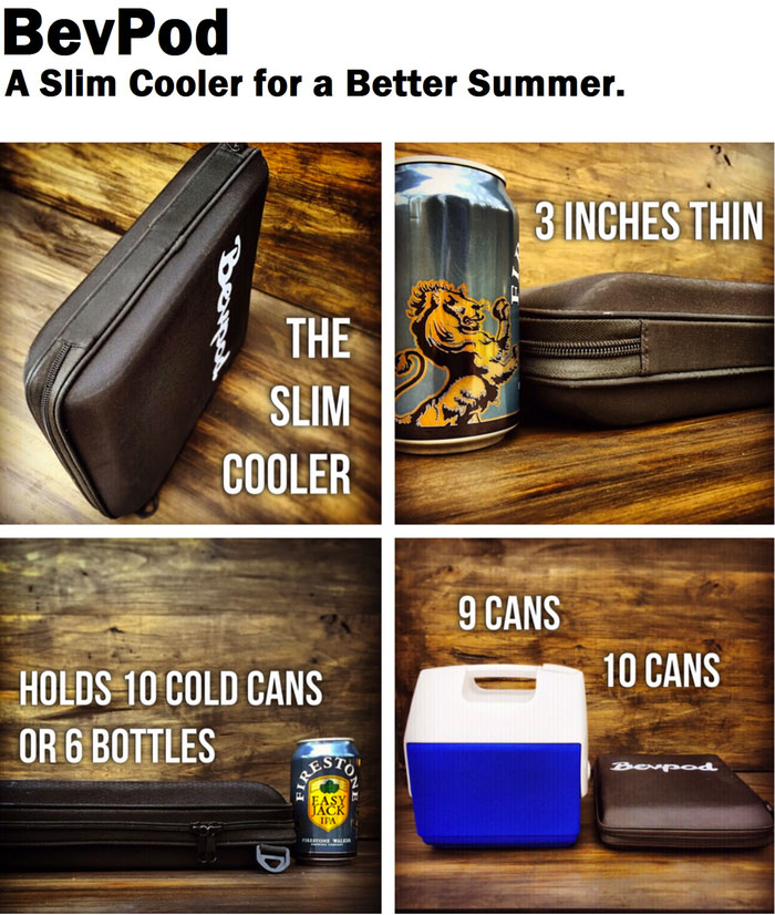 BevPod Slim Cooler | DudeIWantThat.com