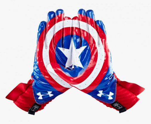 superman football gloves