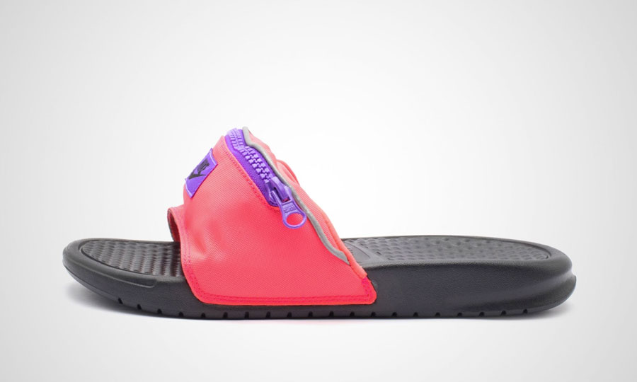 flip flops with fanny pack