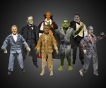 Your Face Zombie & Vampire Hunter Figurines