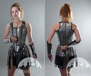 Lady Warrior Armor - Medieval Corset