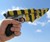 Zombie Stopper Gun Blade - Yellow & Black Striped