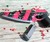 Zombie Stopper Gun Blade - Pink & Black Striped