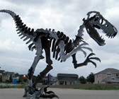 Giant Steel Velociraptor Puzzle