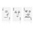 Poker Face Transparent Cards