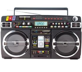Ghetto Blaster With iPod / iPhone Dock