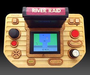 Portable Wooden Atari 2600