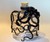 Kraken Flasks - Black, Back View