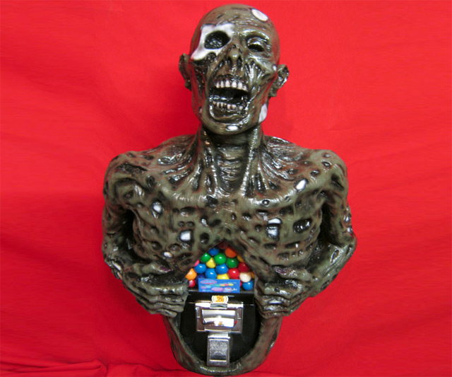 Zombie Gumball Machine