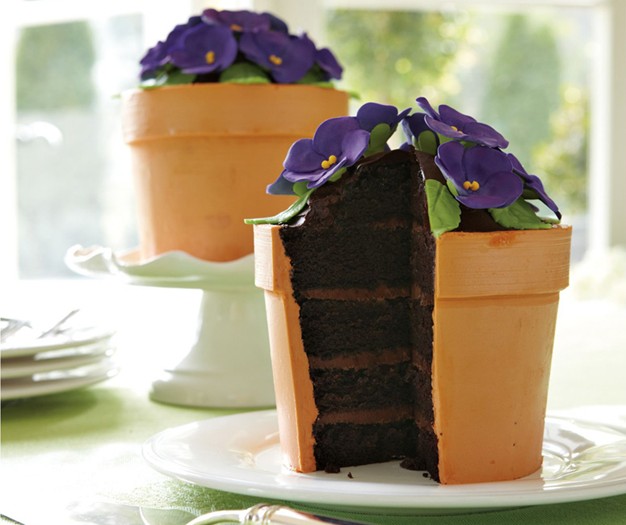 Blooming Flower Pot Cake