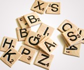 Edible Chocolate Scrabble Letters