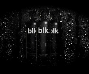 blk. - Black Bottled Water