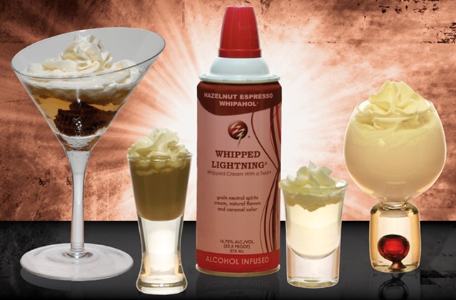 Alcohol-Infused Whipped Cream