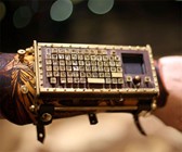 Functional Steampunk Keyboard Arm Guard