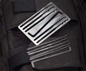 Titanium Lock Picking Card