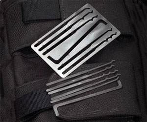 Titanium Lock Picking Card