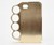 Brass Knuckles iPhone Case - Back View