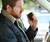 Man Using CB Radio iPhone Handset
