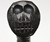 Railroad Spike Knife with Skull Head