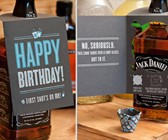Shot Glass Birthday Card