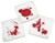 Dexter Blood Spattered Coasters