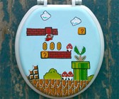 Super Mario Bros. Toilet Seat