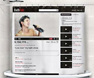 YouTube Shower Curtain