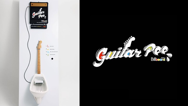 Guitar Pee - Musical Urinal