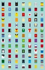 Minimalist Superheroes Print