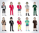 The Many Incarnations of Bill Murray Print