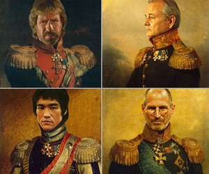 Dapper Celebrity Soldier Prints