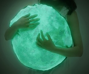 Glow-in-the-Dark Moon Pillow