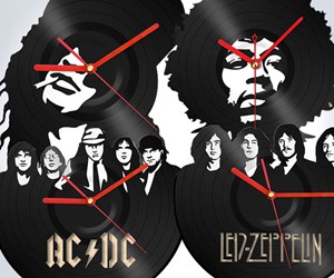 Gods of Rock Vinyl Wall Clocks