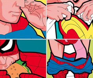 The Secret Lives of Superheroes Prints