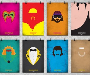 WWF Legends Minimalist Posters