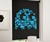 8-Bit Gaming Blinds - Blue Pac-Man Ghost