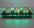 Six Digit Nixie Tube Clock Green Light Display