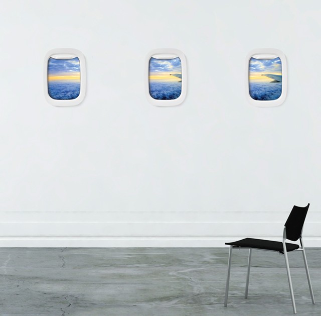 Airplane Window Picture Frames