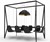 Black Swing Table