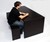 Jay Watson Sitting on His Heat Sensitive Table