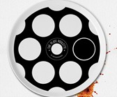 Russian Roulette Pizza Plate