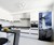Lighthouse Fridge Skin Magnet Installed in Kitchen