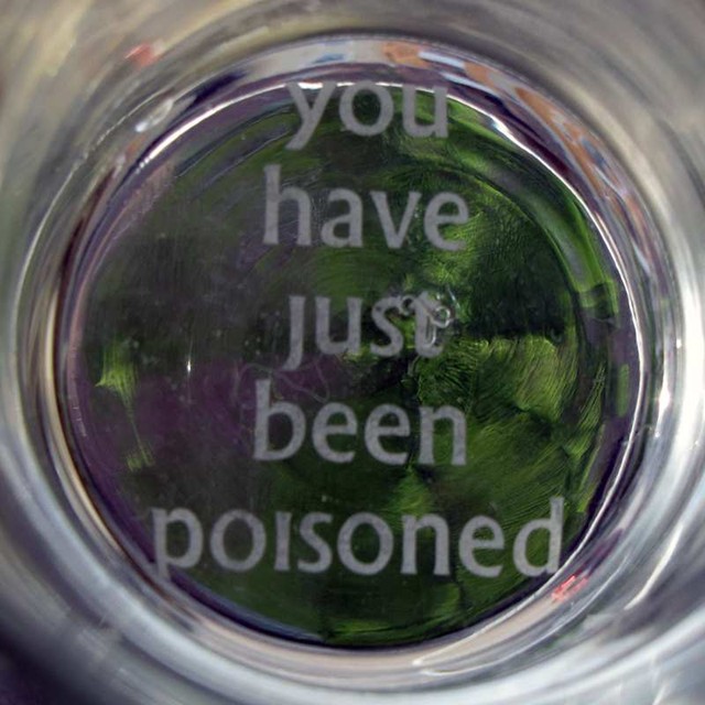 You Have Just Been Poisoned Pint Glass