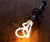 Designer Low Energy Light Bulb Closeup