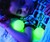 Kid Sleeping with Portable Ball Nightlight