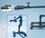 Plumbing Pipe Desk Lamp - Profile & Back Views