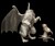 Sterling Silver Dragon Lamp