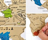 Where I've Been Scratch-Off Map